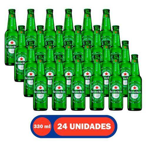 Imagem de Cerveja Premium Pilsen Lager 330ml 24 Unidades Heineken