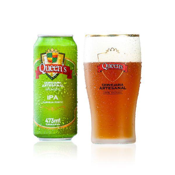 Imagem de Cerveja Queens IPA Lata 473 ml - KIT Promocional