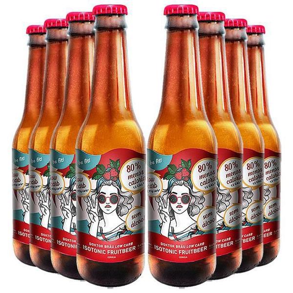 Imagem de Cerveja Sem Álcool Doktor Brau Fruit Beer - Long 355Ml 08 Un