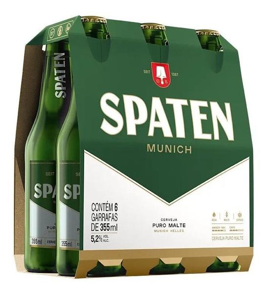 Cerveja Spaten Puro Malte 355ml 6 Unidades A Mais Boa Imagem de Cerveja Spaten Puro Malte 355ml 6 Unidades A Mais Boa