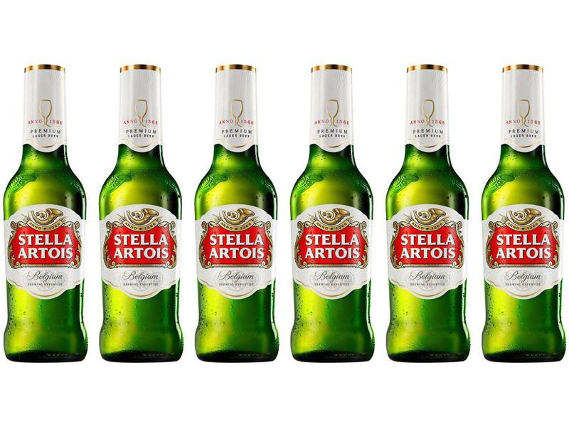 Imagem de Cerveja Stella Artois Lager 6 Unidades - 275ml