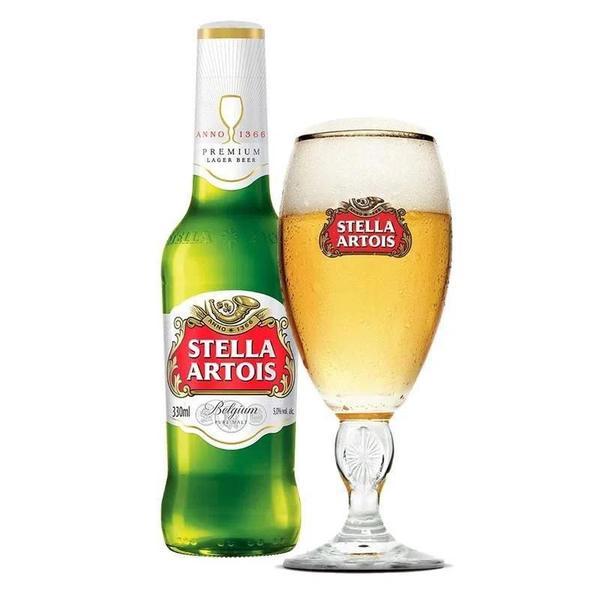 Imagem de Cerveja Stella Artois Long Neck 330ml - Pale Lager 5,0% - Dourada