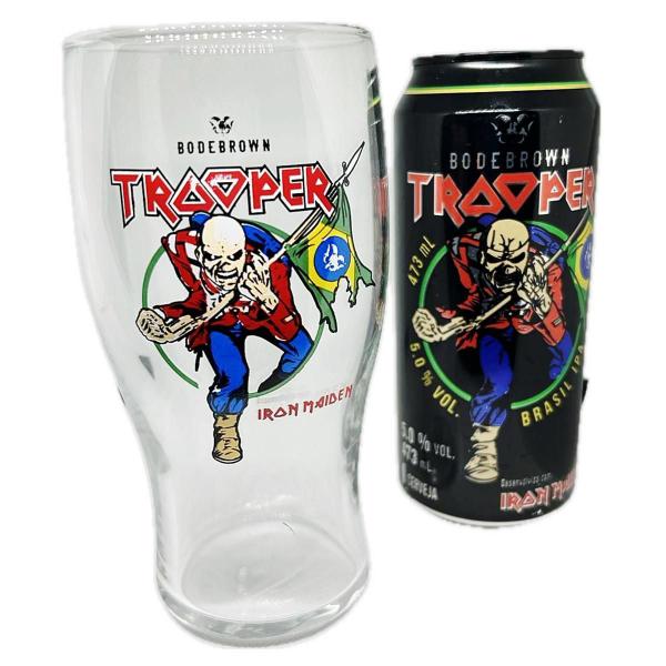 Imagem de Cerveja Trooper Ipa Iron Maiden 473ml + Copo 600ml