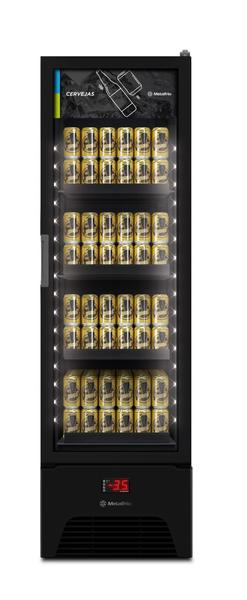 Imagem de Cervejeira 337lt p.vidro c/led black vn28rh 