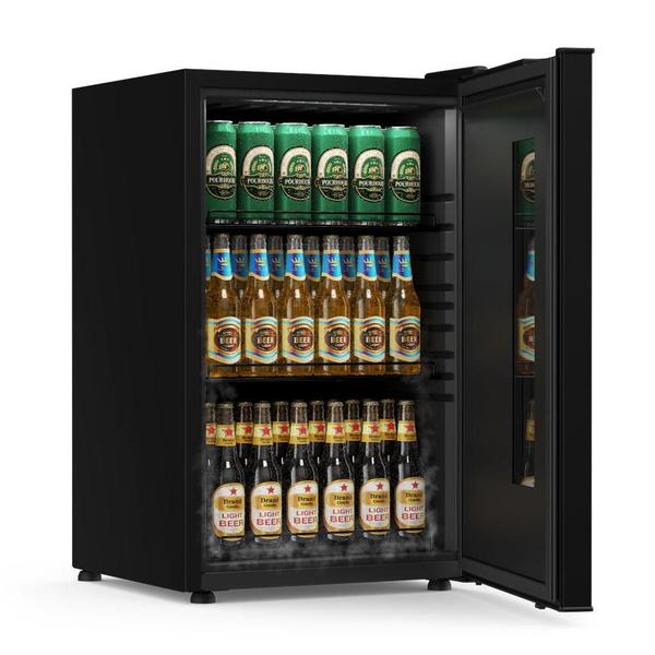 Imagem de Cervejeira Beer Maxx One Inverter 98L Porta Preto Onix Digital +2 a -6ºc VN12TPP 220V - Metalfrio