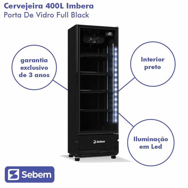 Imagem de Cervejeira CCV290 Full Black Imbera 400 Litros