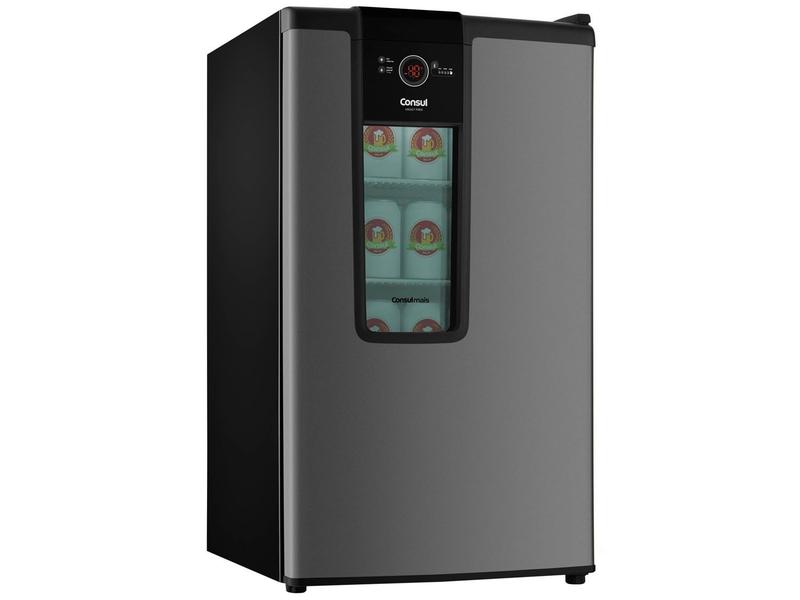 Cervejeira Consul Titanium 82L Display Na Porta - Controle de Temperatura CZD12AT Cervejeira Consul Titanium 82L Display Na Porta - Controle de Temperatura CZD12AT