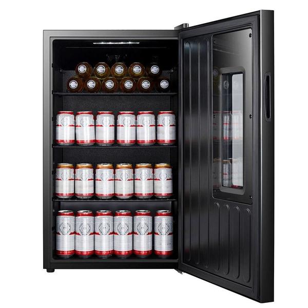 Imagem de Cervejeira EOS Bierhaus 100 Litros Black Glass Frost Free ECE120 220V