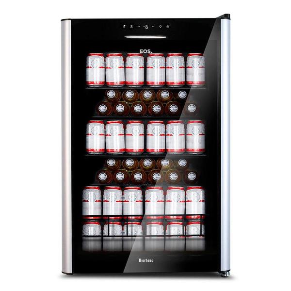 Imagem de Cervejeira EOS Bierhaus 115 Litros Frost Free com Compressor Porta de Vidro e Acabamento em Inox ECE131 220V