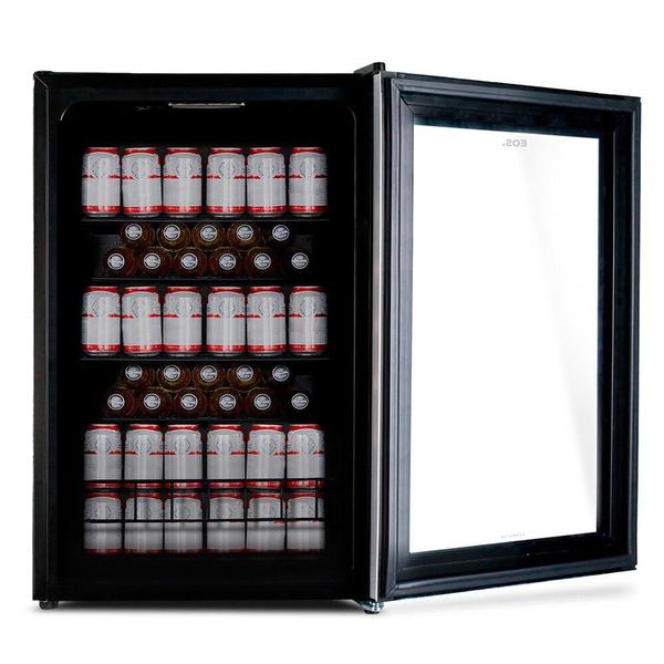 Imagem de Cervejeira EOS Bierhaus 115 Litros Frost Free com Compressor Porta de Vidro e Acabamento em Inox ECE131 220V