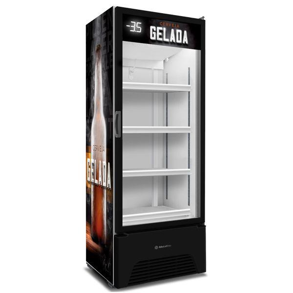 Cervejeira Expositora VN50AH Metalfrio Adesivada 576L 127V Imagem de Cervejeira Expositora VN50AH Metalfrio Adesivada 576L 127V