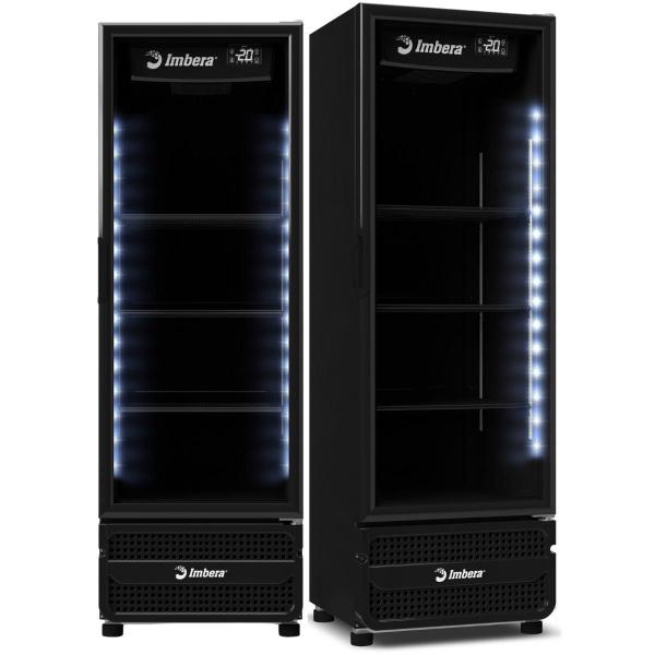 Imagem de Cervejeira Full Black Refrigerador Porta De Vidro 569 L CCV355 Com LED Imbera