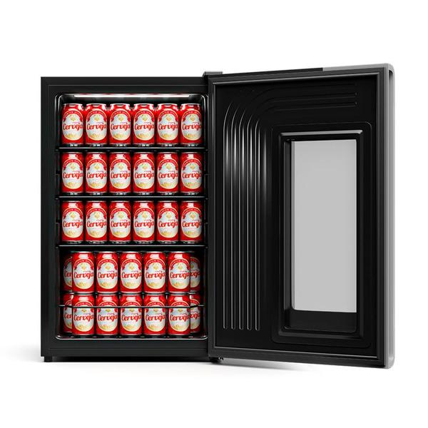 Imagem de Cervejeira GRB-100 PR 95L Porta em Vidro Duplo Temperado Frost Free c/Led - Condensador Estático e Gás Ecológico Gelopar