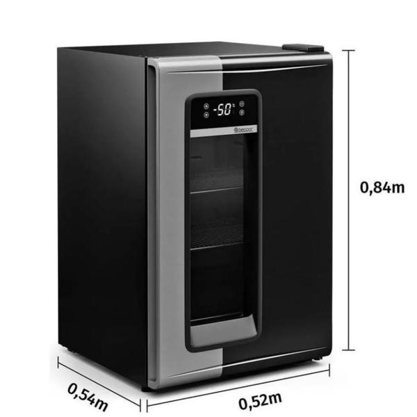 Imagem de Cervejeira Grb-100 Preto 95 Litros Porta Vidro 127V - Gelopar