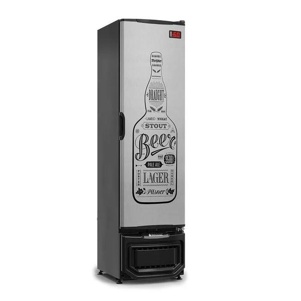 Imagem de Cervejeira Grb-23e Gw Tipo Inox 228 Litros Porta Cega 127V - Gelopar