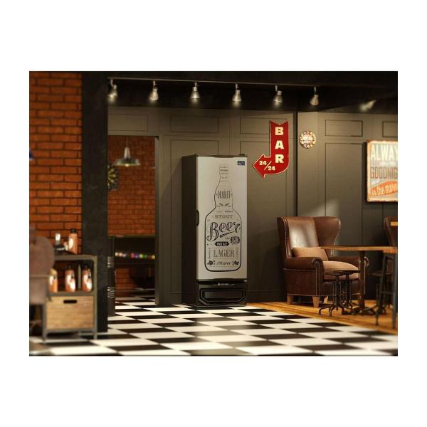 Imagem de Cervejeira Grb-57p 572 Litros Porta Cega Adesivada Gw Tipo Inox 220V- Gelopar