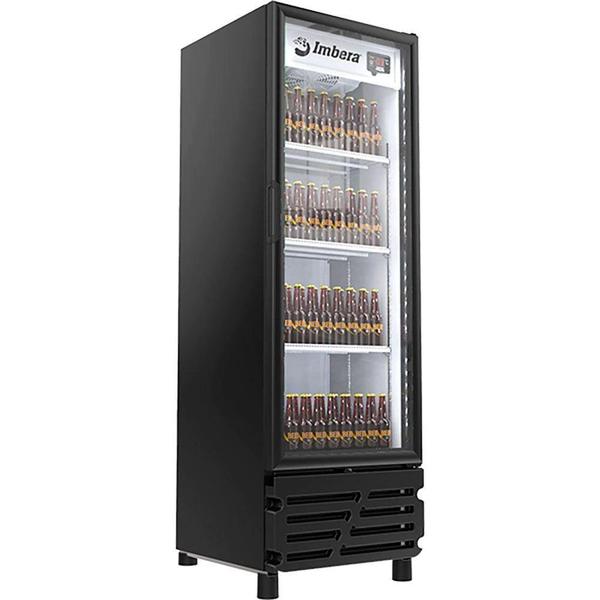 Imagem de Cervejeira Imbera 410 Litros Porta de Vidro Preta CCV315  220 Volts