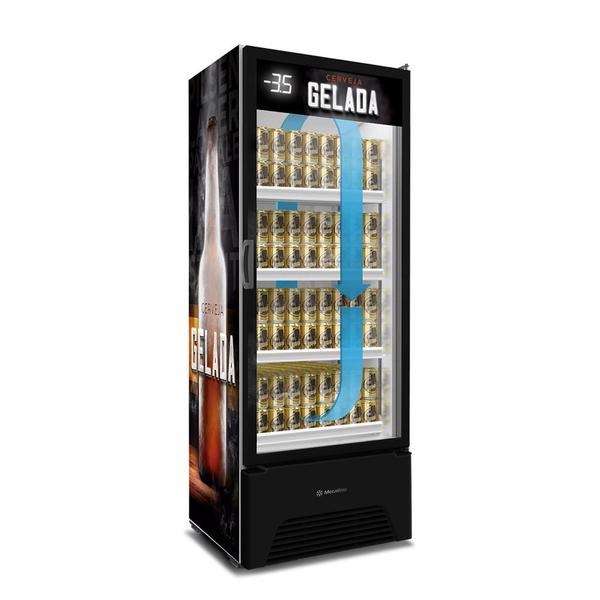 Cervejeira Metalfrio 513 Litros Optima Gelada Porta de Vidro VN50AH 220 volts Imagem de Cervejeira Metalfrio 513 Litros Optima Gelada Porta de Vidro VN50AH 220 volts