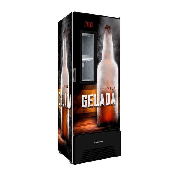 Imagem de Cervejeira Metalfrio 572 Litros VN50AFBE15, Porta com Visor, Adesivado, Preto