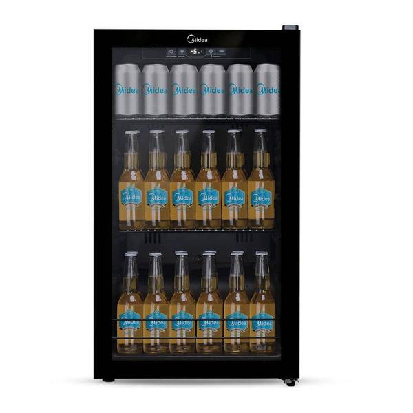 Cervejeira Midea 96L Flex 3 em 1 Vidro Triplo Painel Touch 127V Preto - BCA10P1 Cervejeira Midea 96L Flex 3 em 1 Vidro Triplo Painel Touch 127V Preto - BCA10P1