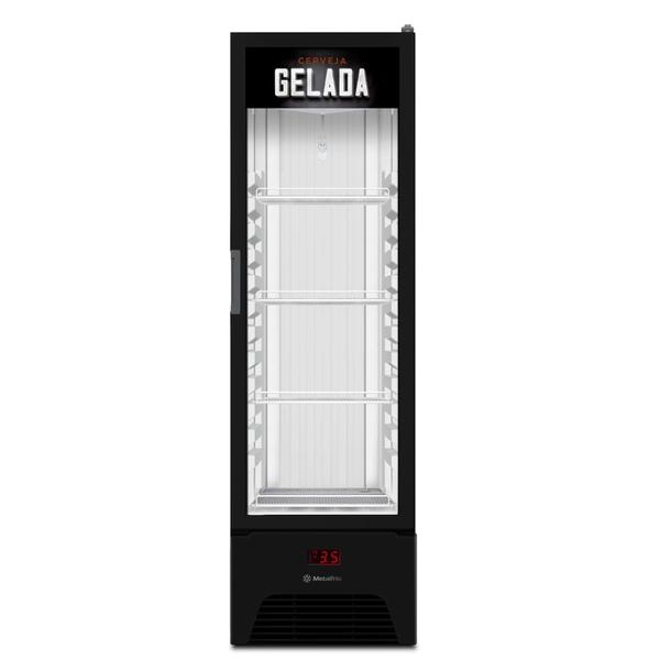 Cervejeira Porta de Vidro 324 Litros Metalfrio VN28RP Preta 220V Imagem de Cervejeira Porta de Vidro 324 Litros Metalfrio VN28RP Preta 220V