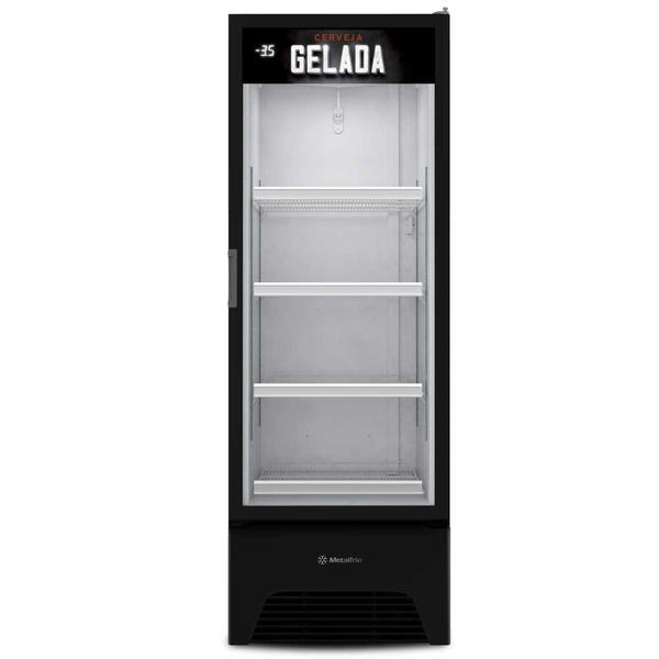 Cervejeira Porta de Vidro 572 Litros Metalfrio VN50AH Preta 220V Imagem de Cervejeira Porta de Vidro 572 Litros Metalfrio VN50AH Preta 220V