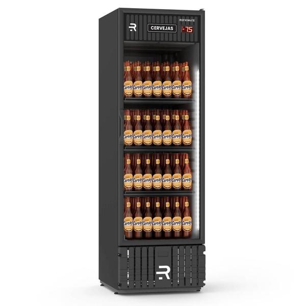 Imagem de Cervejeira Refrimate 570 Litros Porta Vidro Preto 220V VCCE570PVB