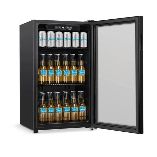 Imagem de Cervejeira Residencial Midea 96 Litros Flex (Cervejeira, Frigobar ou Adega) Preto 220V