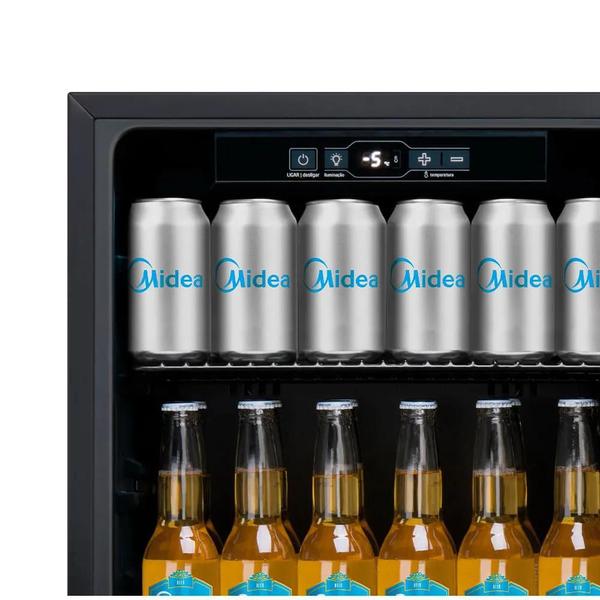 Imagem de Cervejeira Residencial Midea 96L  Flex (Cervejeira, Frigobar ou Adega) Preto - 220V