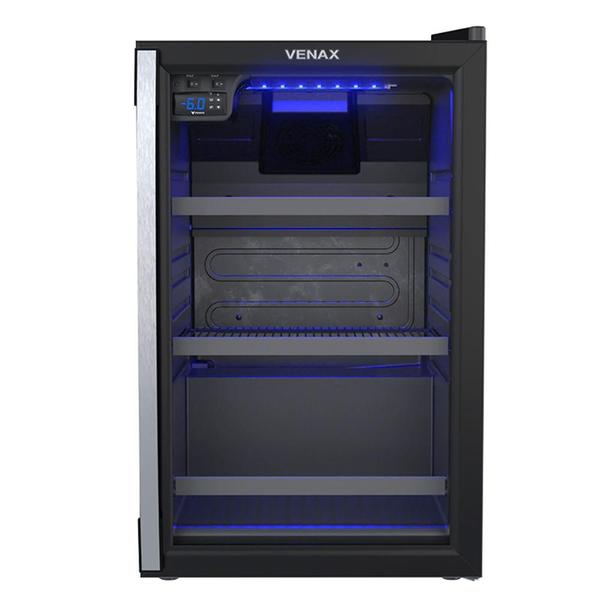Cervejeira Venax Blue Light 82 Litros Preto Fosco EXPVQBL100 - 220V Cervejeira Venax Blue Light 82 Litros Preto Fosco EXPVQBL100 - 220V