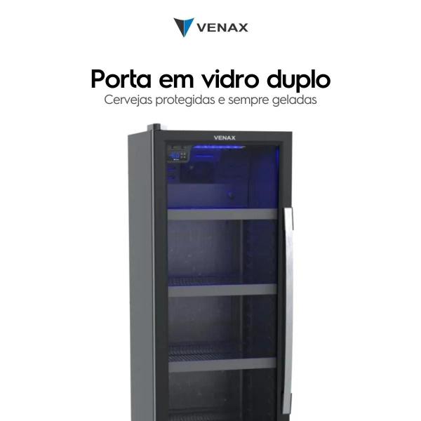 Imagem de Cervejeira Vertical Expositora Venax 209 Litros com Display digital 220V/110V