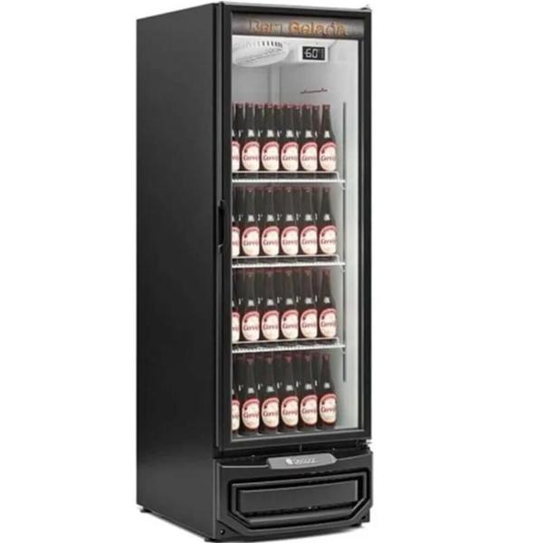 Cervejeira Vertical Freezer para Cerveja Até 360 Latas -6C Gelopar GRBA 400 Preto Imagem de Cervejeira Vertical Freezer para Cerveja Até 360 Latas -6C Gelopar GRBA 400 Preto