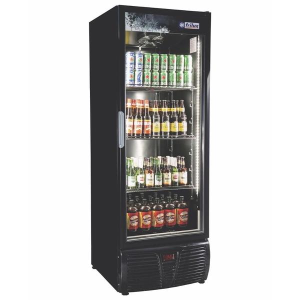 Imagem de Cervejeira Vertical Frilux 570 Litros Preto Porta de Vidro Aquecido 127V RF-016