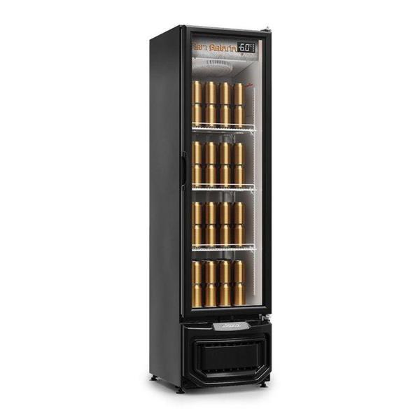 Imagem de Cervejeira Vertical Gelopar 228 Litros Porta De Vidro GCB-23EV Preto  220v