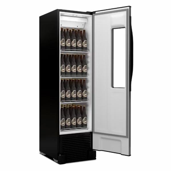 Imagem de Cervejeira Vertical Metalfrio 336 Litros Beer Maxx 300 Porta Glass Viewer Aço Inox VN28TP