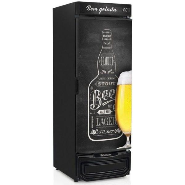 Imagem de Cervejeira Vertical Porta Adesivo Quadro Negro GCB57QC Gelopar