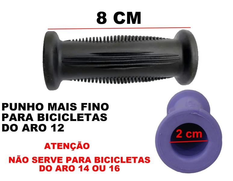 Imagem de Cesta Aro 12 Punho E Rodinha Avulsa Para Bicicleta Nathor Cestinha