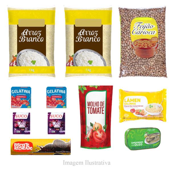 Imagem de Cesta Básica De Alimentos C/ 11 Itens