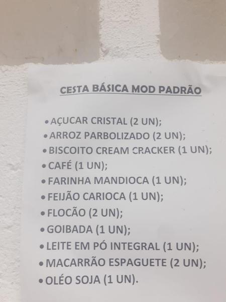 Cesta Básica Mod Padrão Jacobina Mais Completa Do Brasil Imagem de Cesta Básica Mod Padrão Jacobina Mais Completa Do Brasil