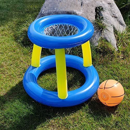 Imagem de Cesta Basquete Boia Inflável Bestway Brinquedo Infantil para Piscina Praia Esporte e Lazer