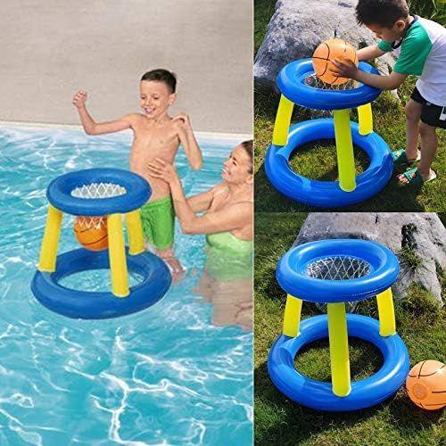 Imagem de Cesta Basquete Boia Inflável Bestway Brinquedo Infantil para Piscina Praia Esporte e Lazer