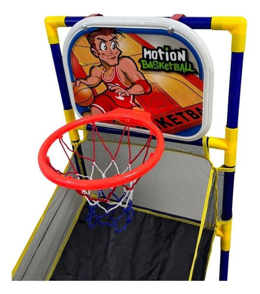 Imagem de Cesta Basquete Infantil Completo Com Bola E Inflador Bw253