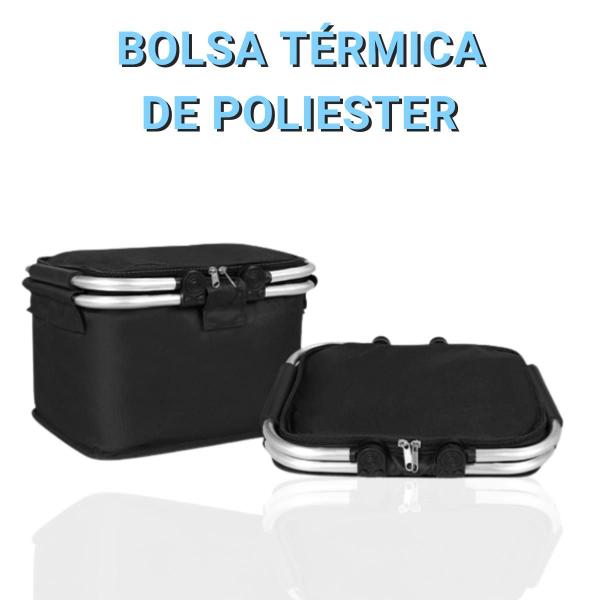 Imagem de Cesta Bolsa Térmica Praia Lanche Camping Piquenique Viagem