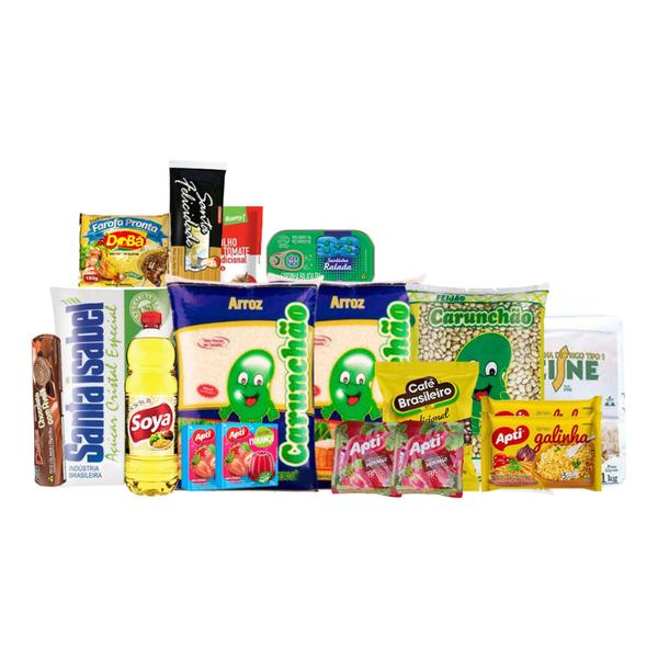 Cesta De Alimentos Completa 18 Itens Doação Social - EJG Imagem de Cesta De Alimentos Completa 18 Itens Doação Social