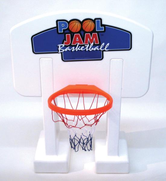 Imagem de Cesta de basquete de piscina Swimline Pool Jam com basquete aquático