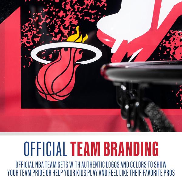 Imagem de Cesta de basquete Franklin Sports NBA Miami Heat Kids