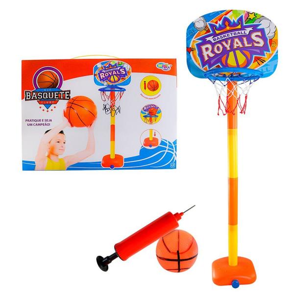 Imagem de Cesta De Basquete Infantil Tabela Bola E Bomba Inclusa