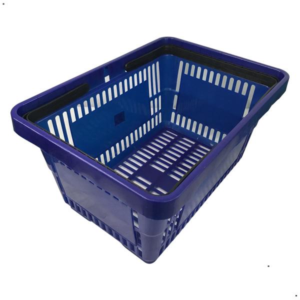 Imagem de Cesta de Compras Plástica 16L - Azul - Plastex