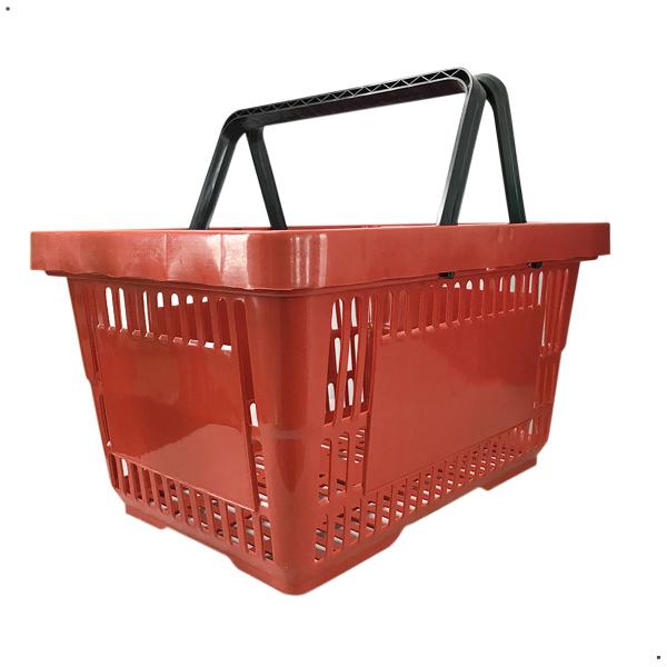 Imagem de Cesta de Compras Plástica 16L - Vermelha - Plastex