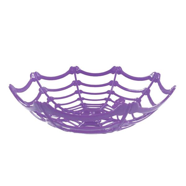 Imagem de Cesta de Halloween Decoração Ossos e Caveiras Colorida 27cm